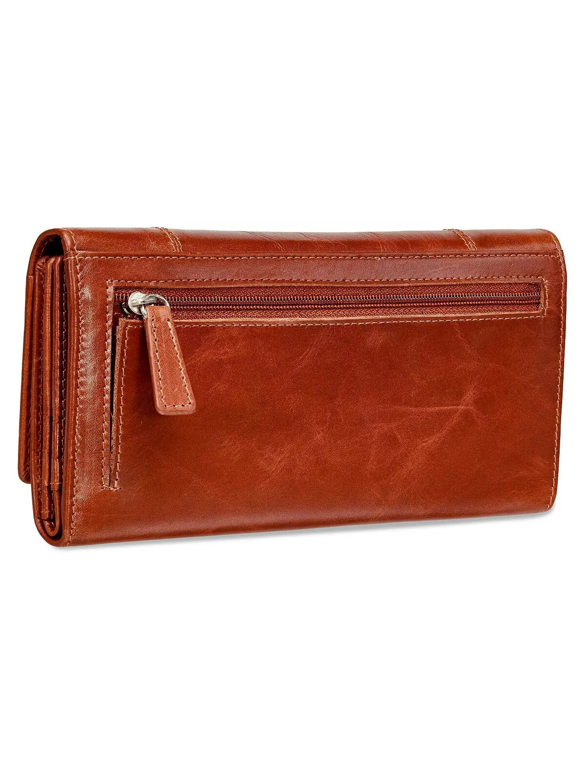 Женский кошелек Casablanca Collection RFID Secure Trifold Wing Mancini — изображение 8 из 19, красный