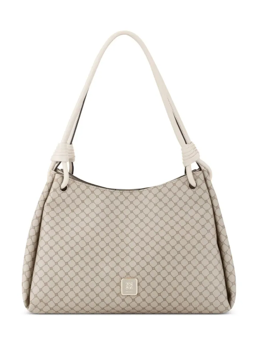 Женская сумка через плечо Dorsey с тремя отделениями Nine West, Mushroom Logo Milk