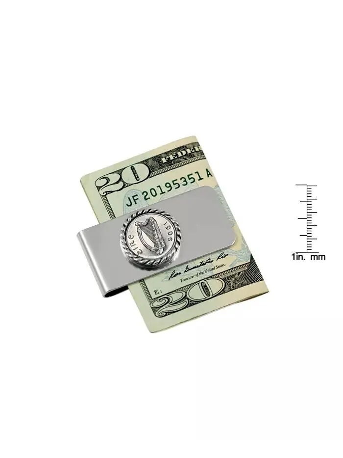 Мужской ирландский зажим для монет достоинством 5 пенсов American Coin Treasures — изображение 3 из 3