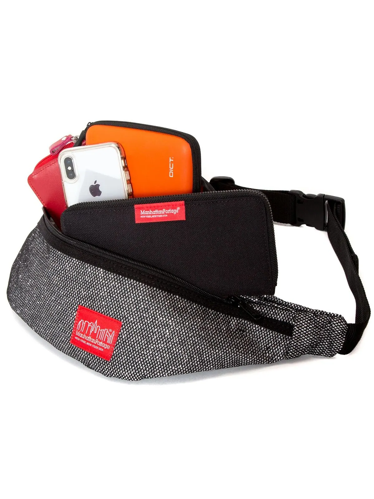 Поясная сумка Midnight Brooklyn Bridge Manhattan Portage — изображение 7 из 10, серый