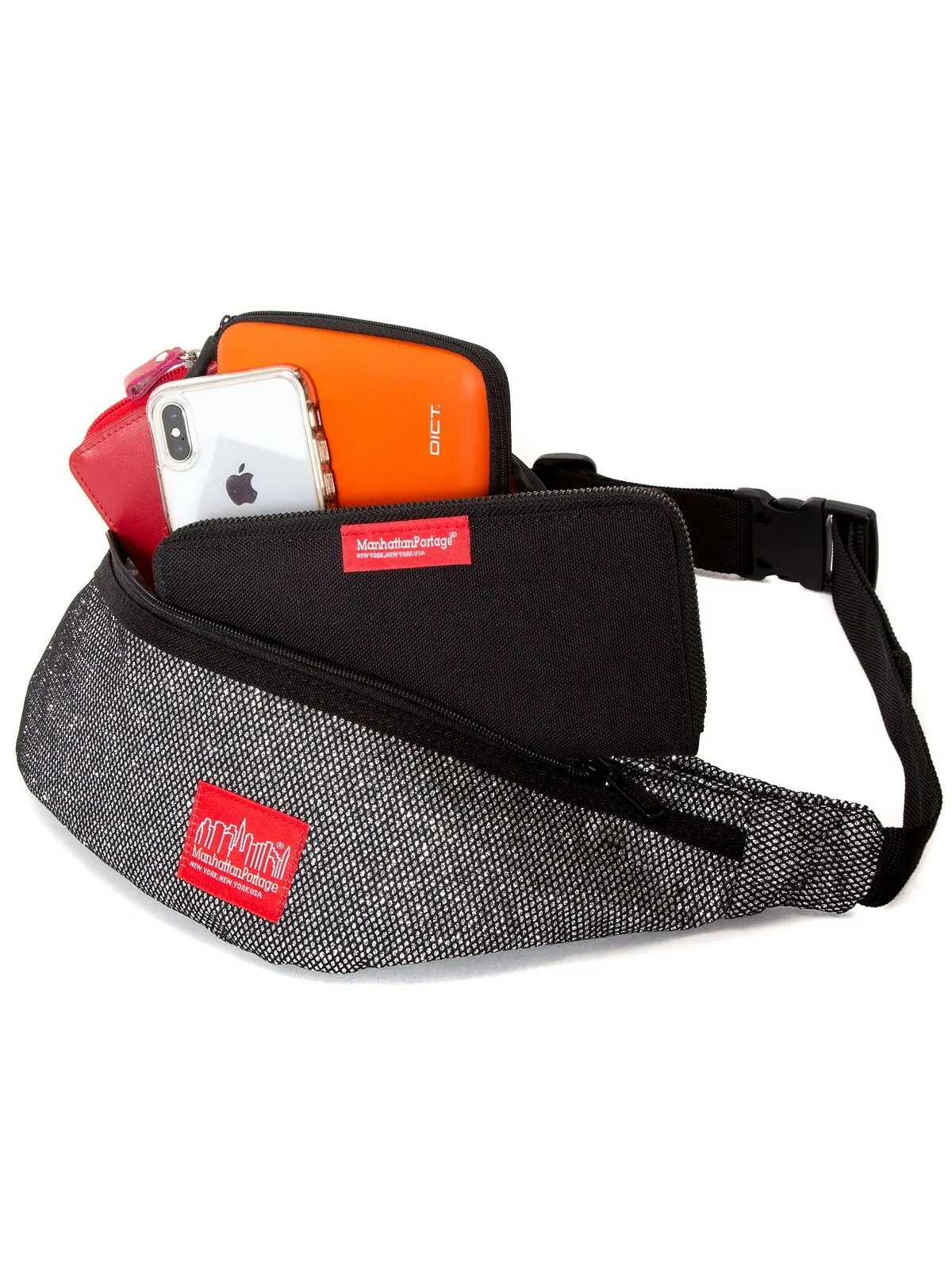 Поясная сумка Midnight Brooklyn Bridge Manhattan Portage — изображение 8 из 10, серый