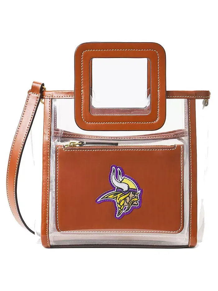 Женская прозрачная мини-сумка Shirley от Minnesota Vikings Staud