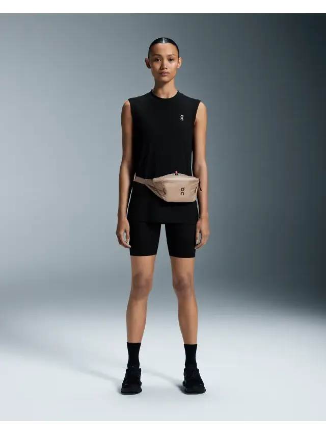 Поясная сумка On-Running, спортивная — изображение 3 из 4, бежевый