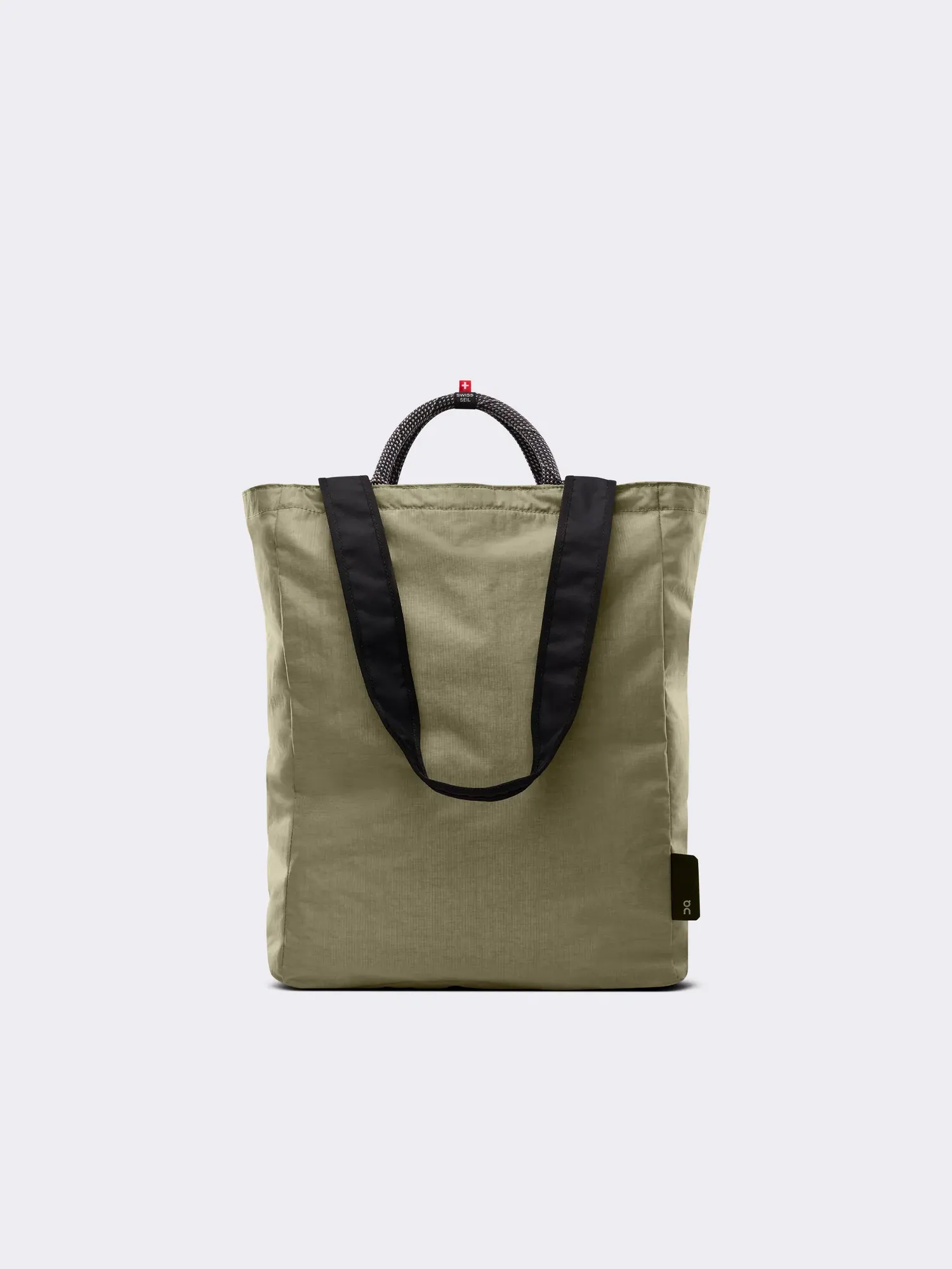 Сумка-шопер 25 л водоотталкивающая Tote Pack On Olive Black — изображение 9 из 9, оливковый/черный