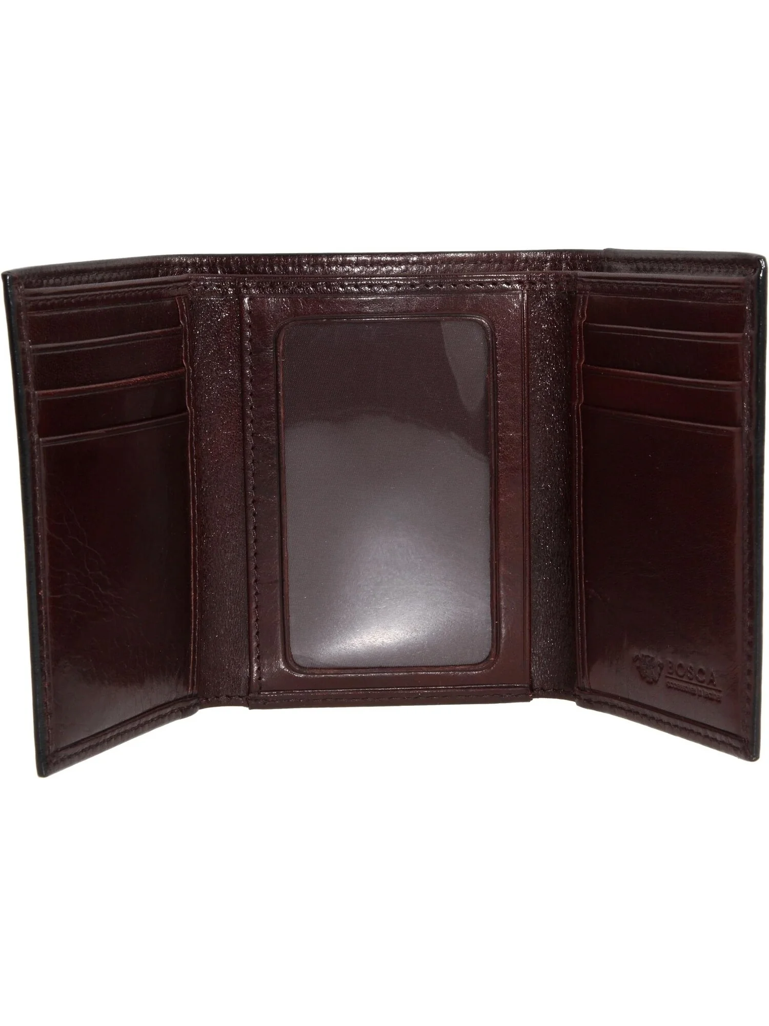 Коллекция Old Leather — кошелек тройного сложения Bosca — изображение 6 из 6, коньячный