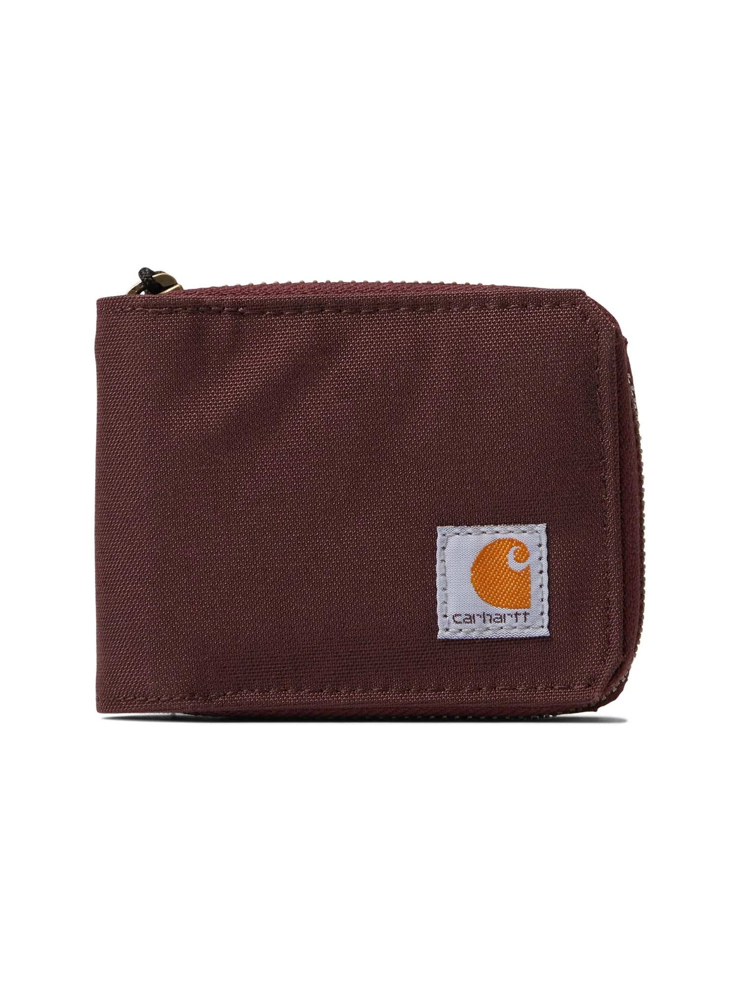 Кошелек Unisex Carhartt Nylon Duck Zipper Wallet — изображение 1 из 3, глубокий винный
