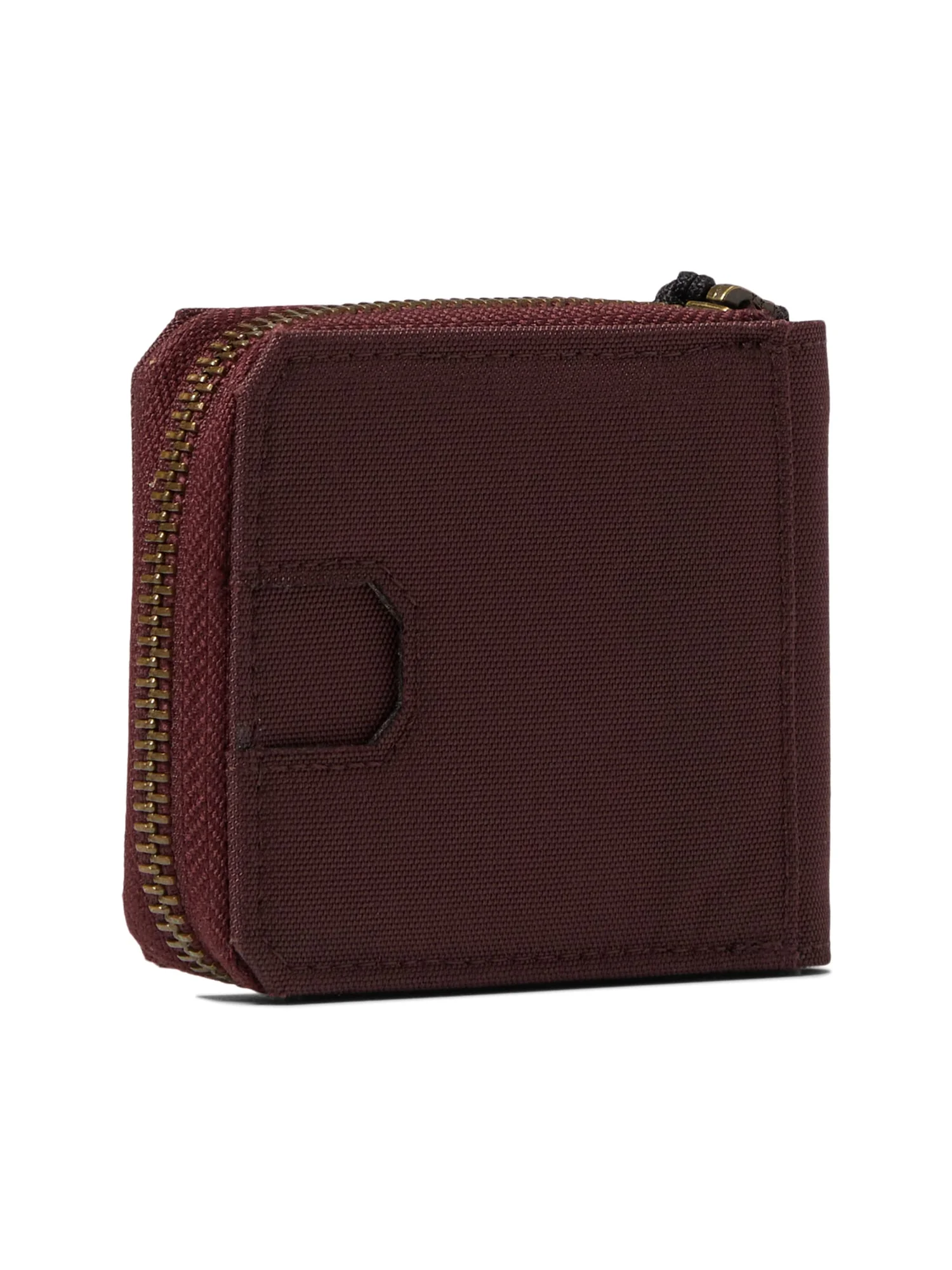 Кошелек Unisex Carhartt Nylon Duck Zipper Wallet — изображение 2 из 3, глубокий винный