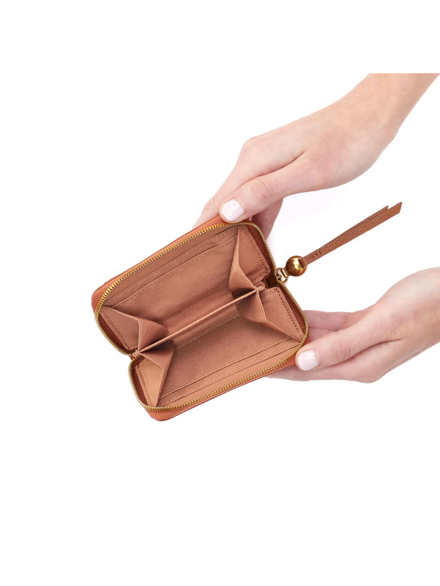 Кошелек HOBO Hart Card Case — изображение 3 из 3, медовый