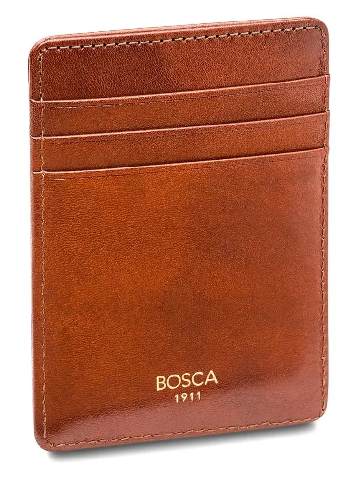 Мужской кошелек с передним карманом Bosca — изображение 6 из 6, янтарный