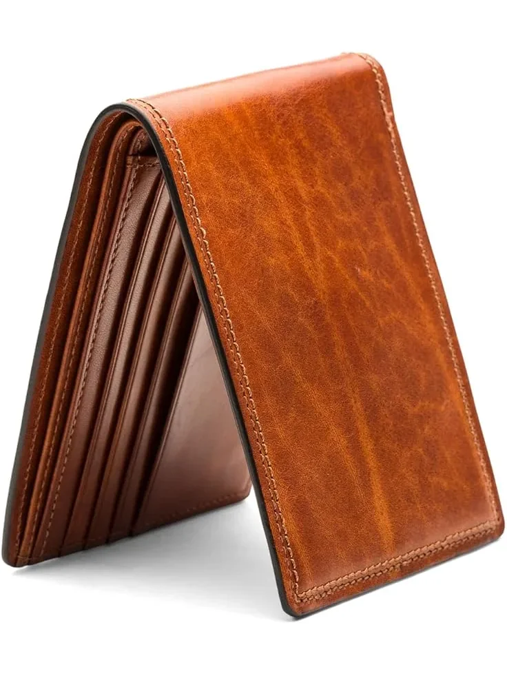 Мужской кошелек для документов Dolce Collection Executive ID Wallet Bosca — изображение 3 из 4, янтарный