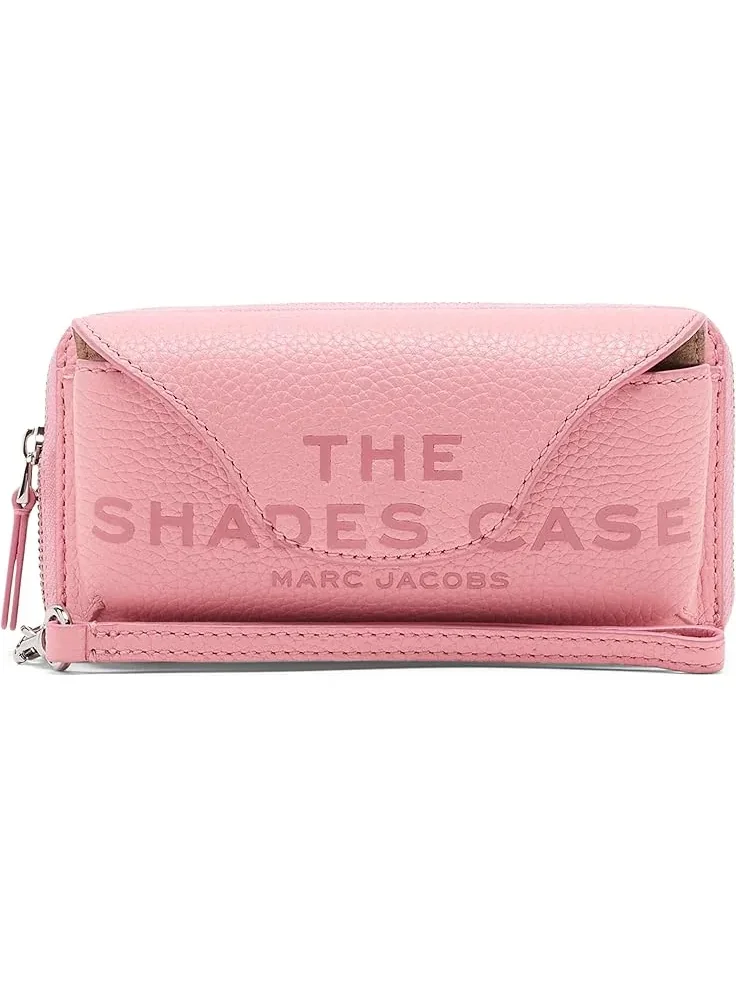 Женский кожаный чехол для солнцезащитных очков Marc Jacobs — розовый