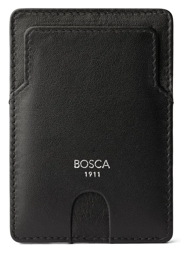 Мужская сумка наппа Vitello - тонкий футляр для визиток Bosca