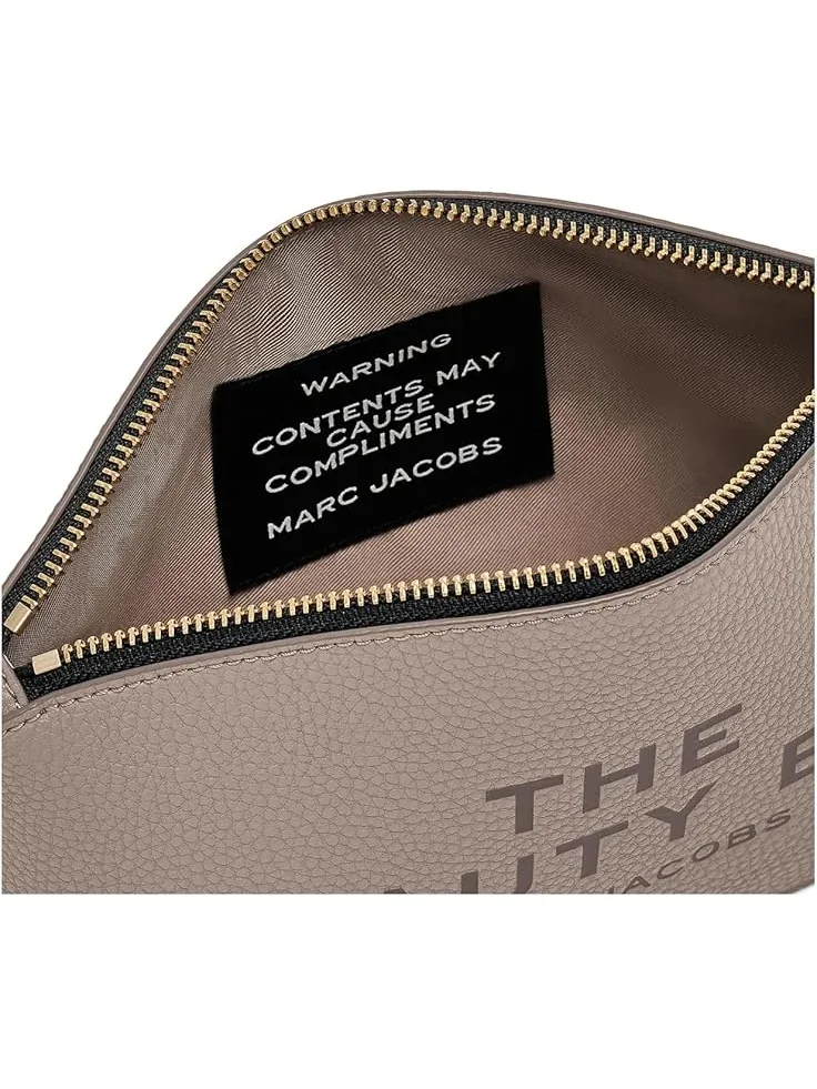 Женская кожаная косметичка Marc Jacobs — изображение 3 из 3, цементный