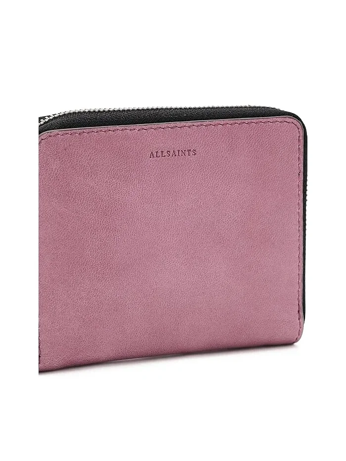 Кошелек LENA HEX ZIP WALLET AllSaints — изображение 4 из 5, розовый