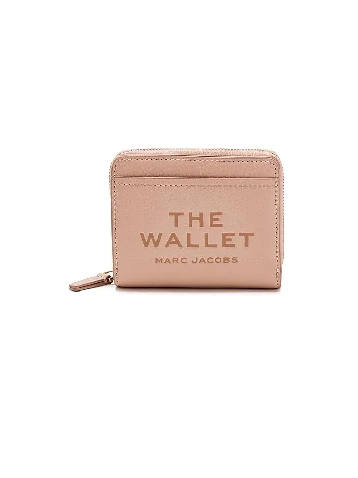Кошелек компактный The Leather Mini Compact Marc Jacobs — розовый