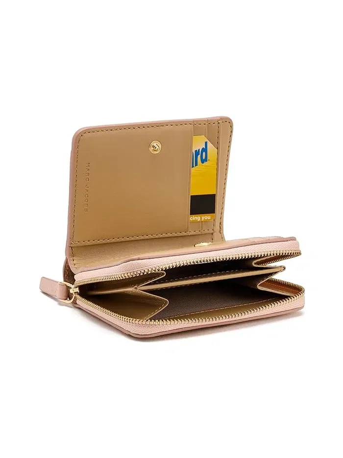 Кошелек компактный The Leather Mini Compact Marc Jacobs — изображение 3 из 5, розовый