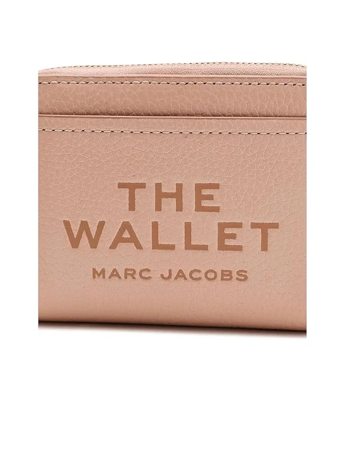 Кошелек компактный The Leather Mini Compact Marc Jacobs — изображение 4 из 5, розовый