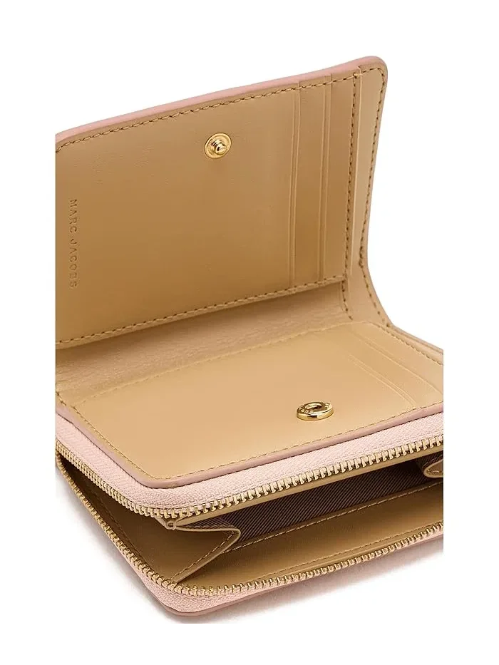 Кошелек компактный The Leather Mini Compact Marc Jacobs — изображение 5 из 5, розовый