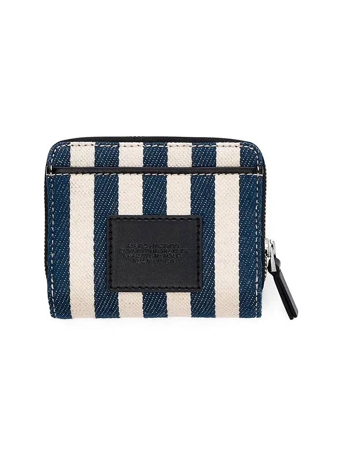 Кошелек компактный The Stripe Canvas Mini Marc Jacobs — изображение 2 из 4, синий мульти