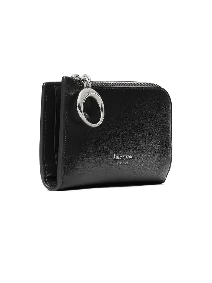 Кошелек кожаный Halo Slim Bifold Kate Spade New York — изображение 1 из 3, черный