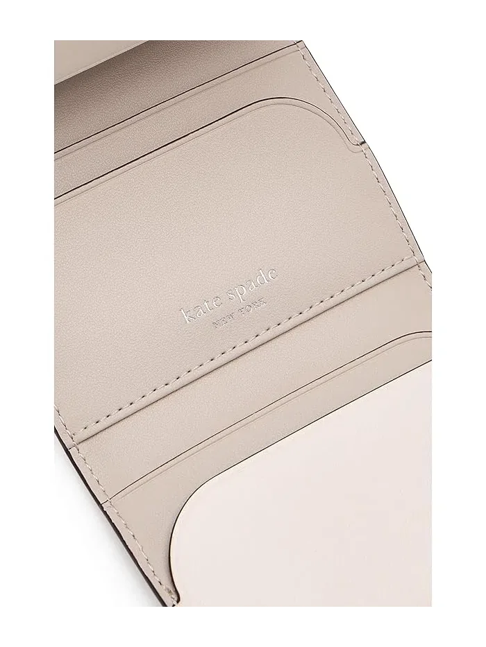 Кошелек-трифолд из кожи Halo Kate Spade New York — изображение 5 из 5, бежевый