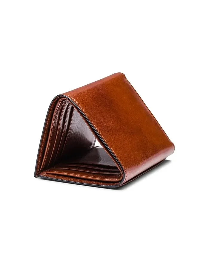 Кошелек трифолд Old Leather Collection Double I.D. Trifold Bosca — изображение 4 из 4, янтарный