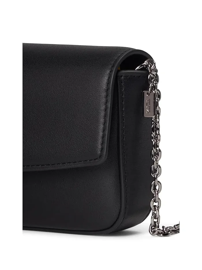 Кошелек Tumi Wallet On Chain кожаный, на цепочке — изображение 4 из 5, черный