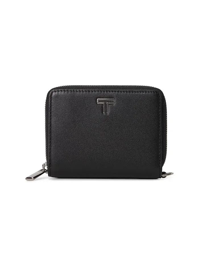 Кошелек Tri Fold Zip Around Tumi — серый