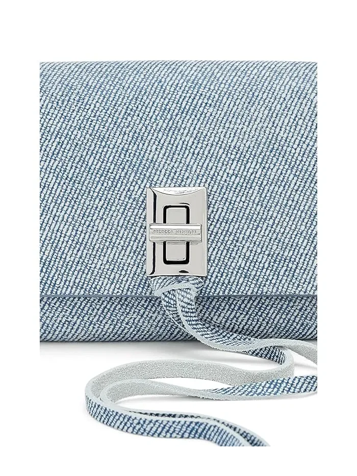 Кошелек компактный Darren Metro Rebecca Minkoff — изображение 4 из 5, джинсовый синий