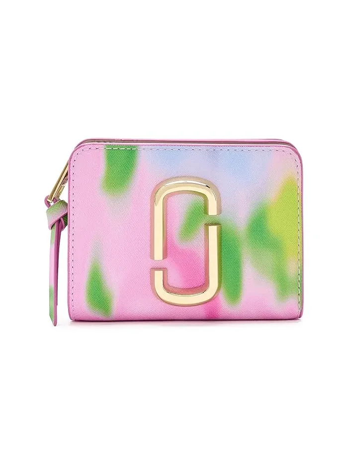 Кошелек мини компактный The Blurred Floral Snapshot Marc Jacobs — изображение 1 из 5, розовый мульти