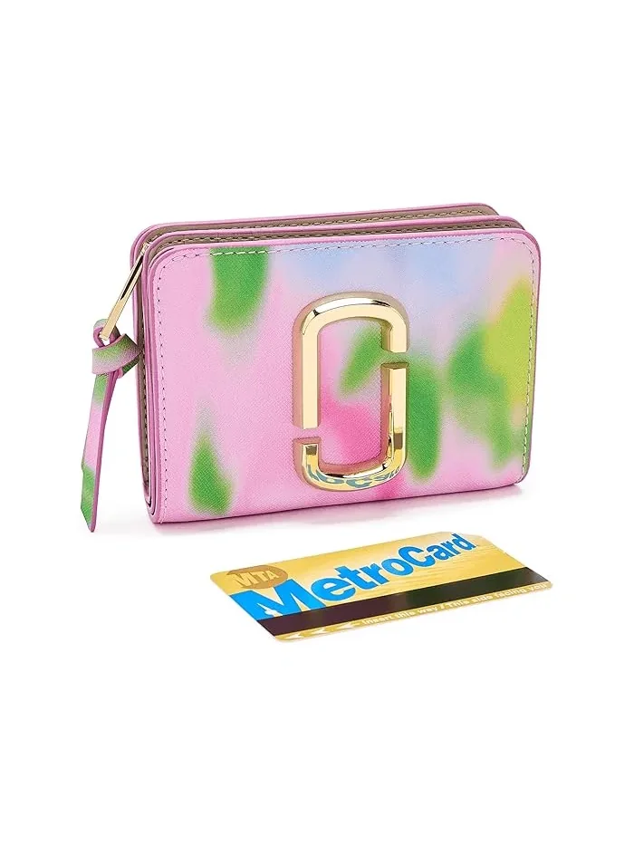 Кошелек мини компактный The Blurred Floral Snapshot Marc Jacobs — изображение 3 из 5, розовый мульти
