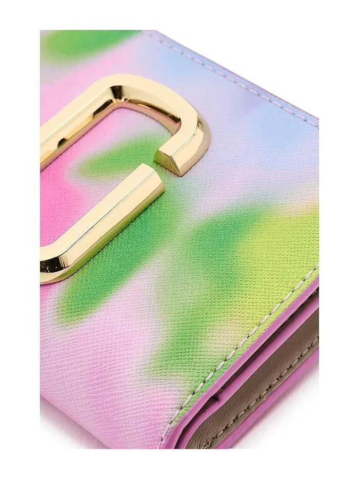 Кошелек мини компактный The Blurred Floral Snapshot Marc Jacobs — изображение 4 из 5, розовый мульти