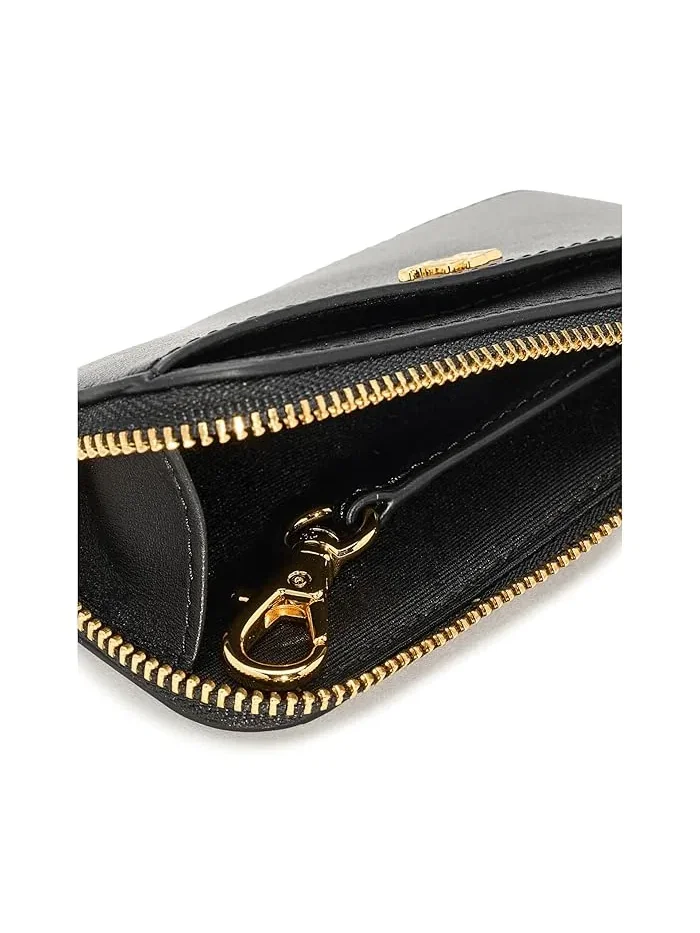 Кошелек-картхолдер на молнии Leather L-Zip Card Case Lauren Ralph Lauren — изображение 4 из 4, натуральный//синий