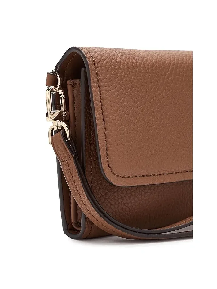 Кошелек Jet Set Medium Flap Double Zip MICHAEL Michael Kors — изображение 4 из 5, коричневый