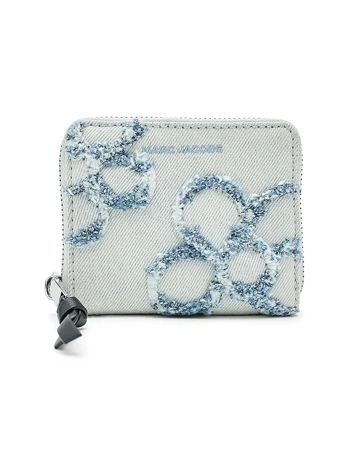 Кошелек мини компактный Daisy Denim Marc Jacobs — серый