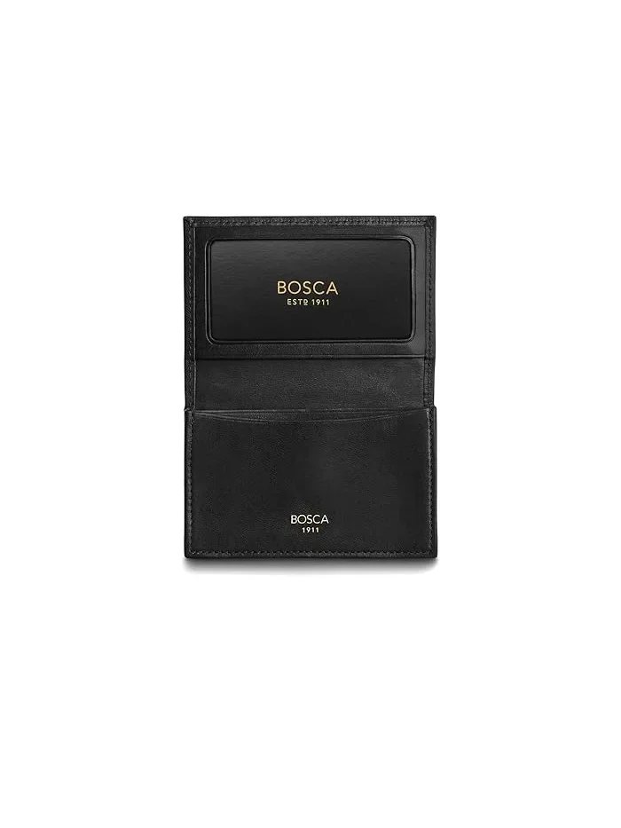 Визитница Gusseted Card Case Bosca — изображение 2 из 4, черный