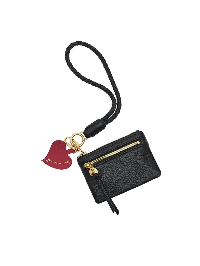 Кошелек с ремешком на запястье Lasso HOBO — черный