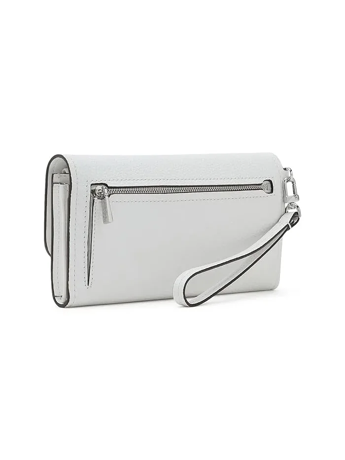 Кошелек MICHAEL Michael Kors Jet Set Medium Flap Double Zip Wristlet — изображение 2 из 5, белый