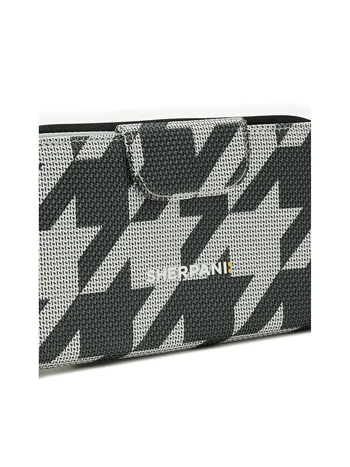 Кошелек на запястье Tulum At Wristlet Sherpani, Houndstooth — изображение 4 из 5, гондообразный узор