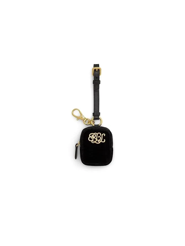 Кошелек вельветовый мини Zip Pouch Lauren Ralph Lauren — изображение 1 из 5, черный