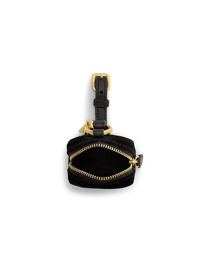 Кошелек вельветовый мини Zip Pouch Lauren Ralph Lauren — изображение 3 из 5, черный