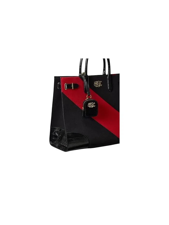Кошелек вельветовый мини Zip Pouch Lauren Ralph Lauren — изображение 4 из 5, черный
