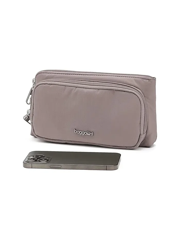 Сумка-кошелек мини антикражная Classic Anti-Theft Mini Wallet Crossbody Baggallini — изображение 3 из 5, лунный камень