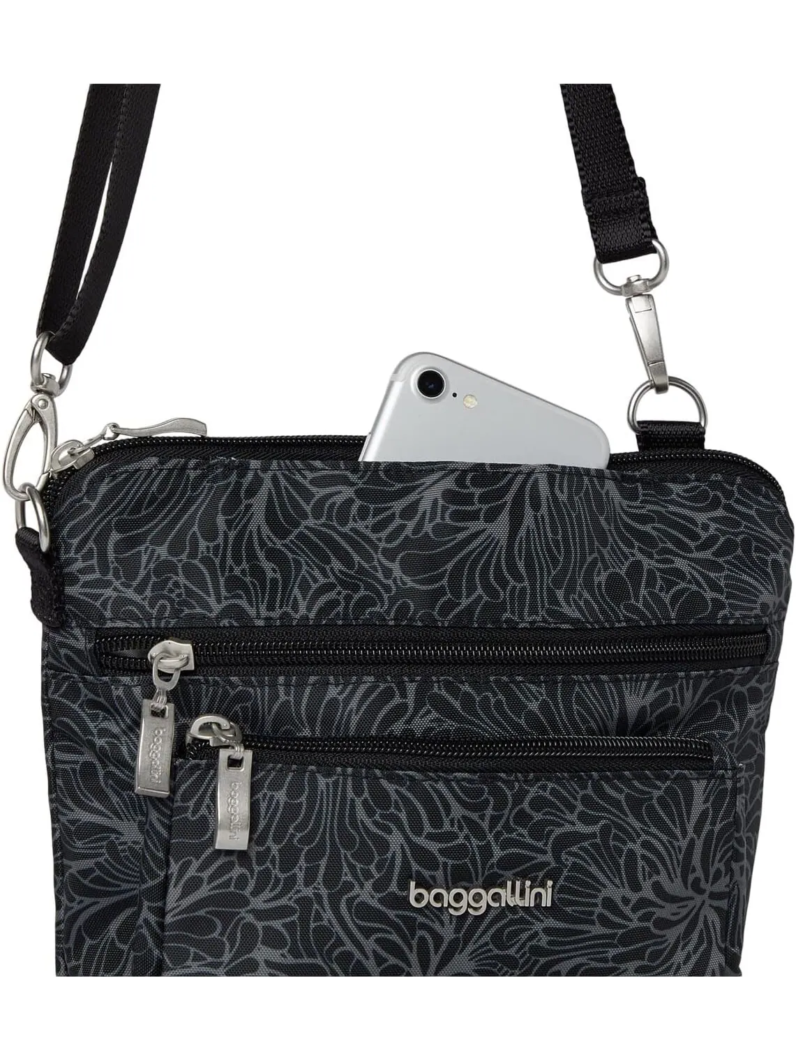 Сумка Modern Pocket Crossbody Baggallini — изображение 4 из 5, полуночный цветок