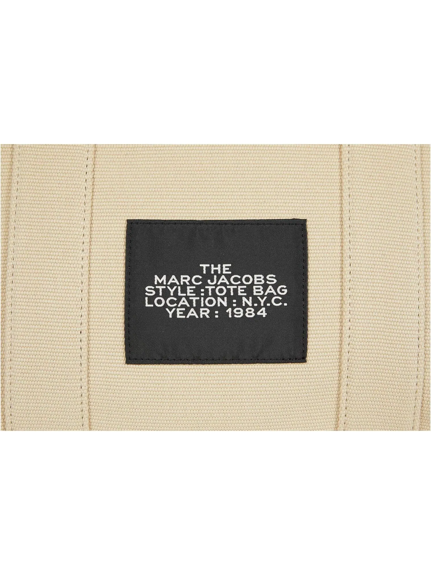 Жаккардовая большая сумка Marc Jacobs — изображение 4 из 4, песочный