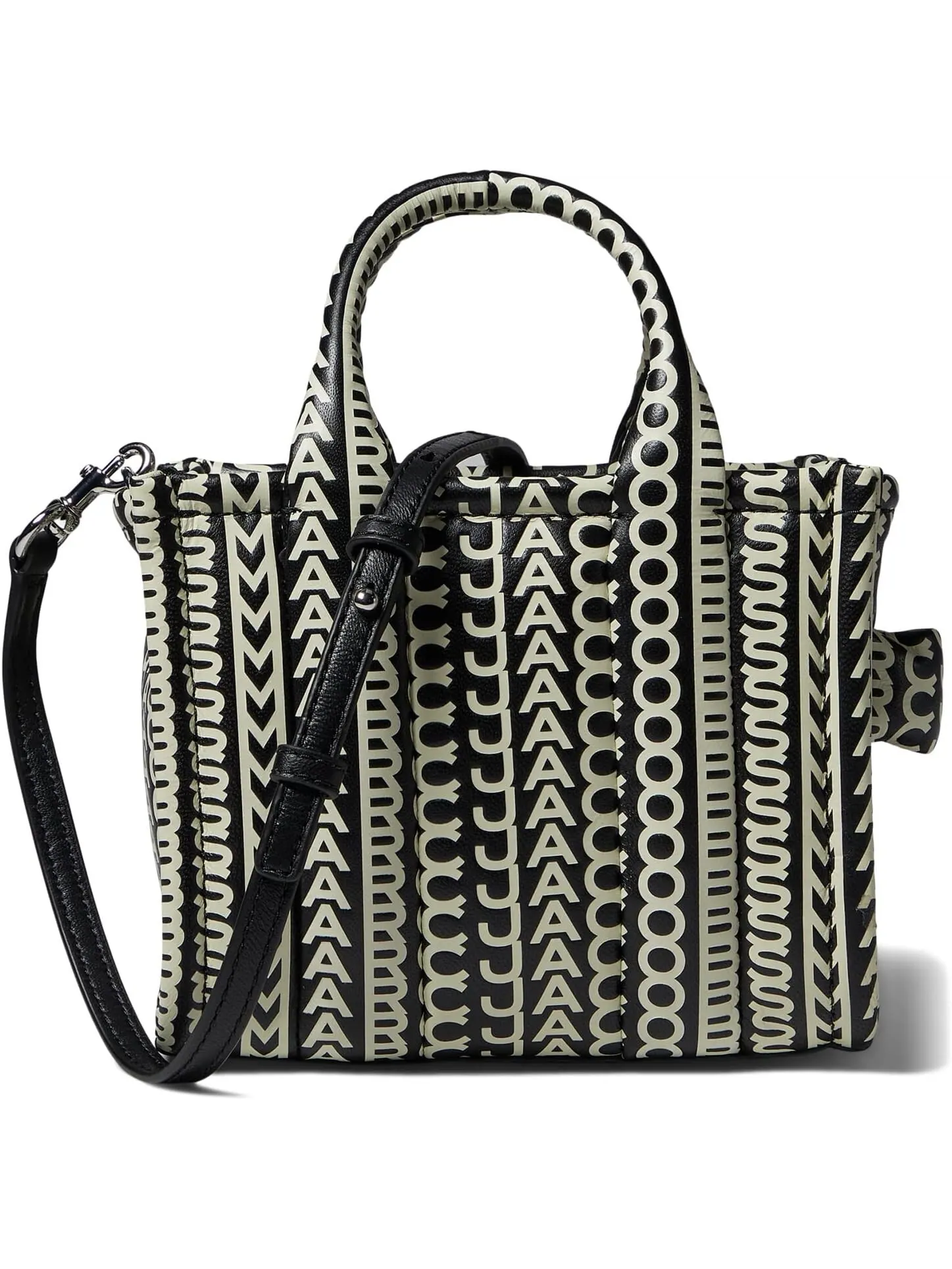 Мини-тоут Marc Jacobs — изображение 1 из 4, черный/белый