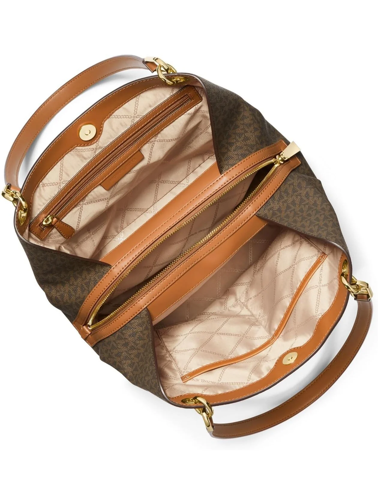 Большая сумка через плечо Kensington MICHAEL Michael Kors — изображение 3 из 3, коричневый