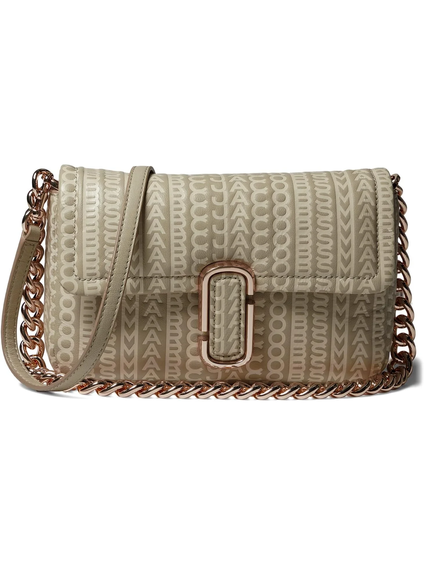 Кожаная сумка через плечо с монограммой Marc Jacobs