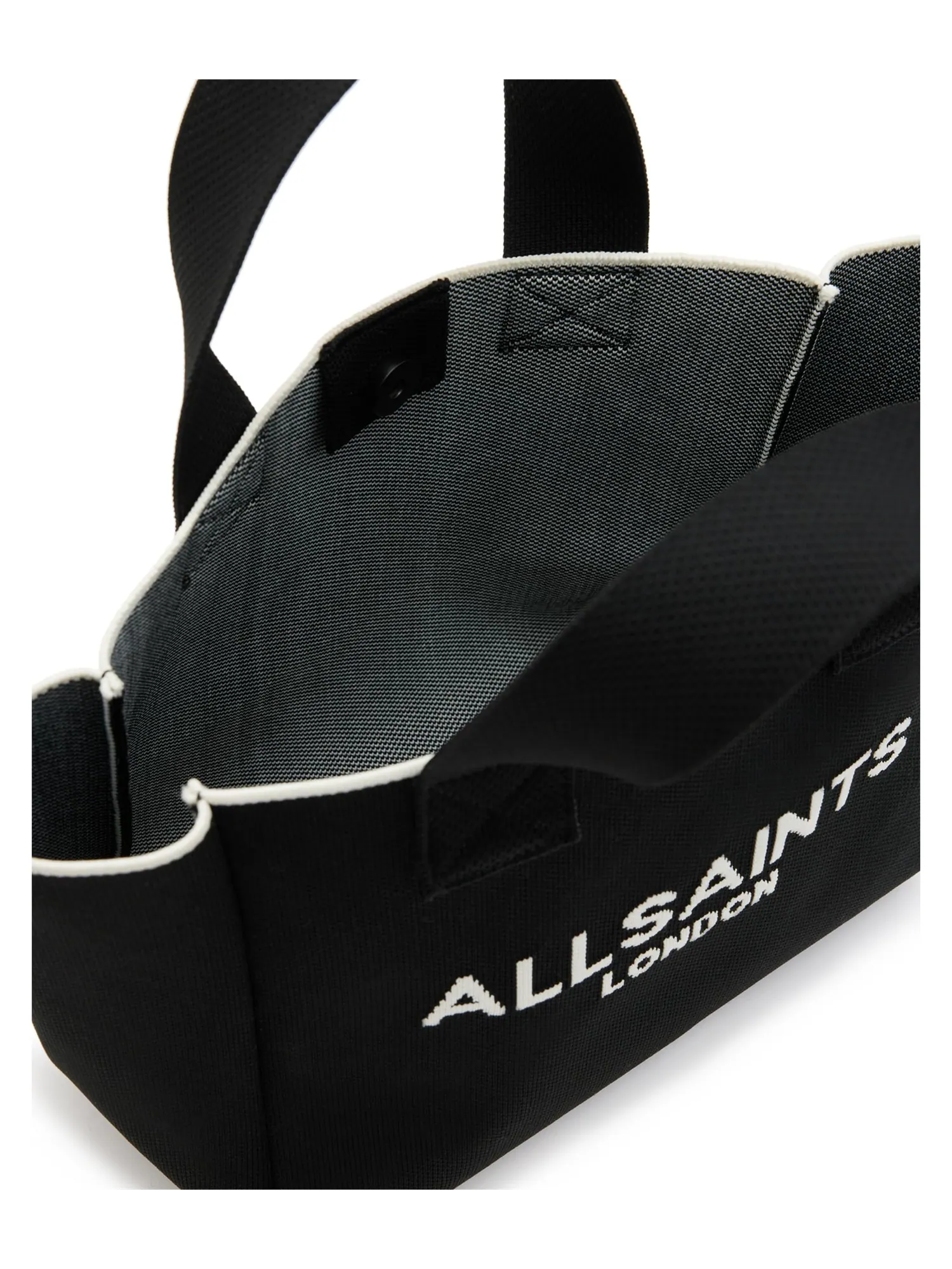 Сумка-тоут AllSaints Izzy Mini Tote — изображение 3 из 4, черный