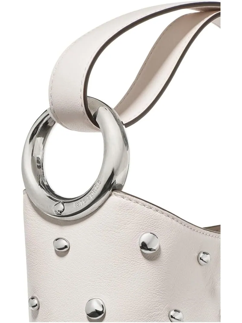 Сумка Kate Spade New York Halo Studded Fine Grain Leather Mini Bucket — 4